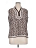 St. John's Bay 100% Cotton Brown Sleeveless Blouse Size XL - photo 1