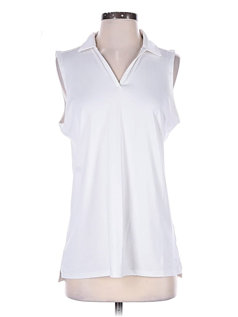 Pre-owned Puma Sleeveless T-shirt In White