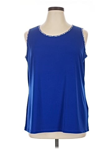 Susan Graver Sleeveless T-Shirt (view 1)