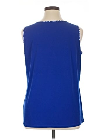 Susan Graver Sleeveless T-Shirt (view 2)