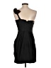 BCBGMAXAZRIA Solid Black Cocktail Dress Size 4 - photo 2