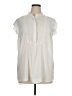 metaphor 100% Polyester Ivory Short Sleeve Blouse Size XL - photo 1
