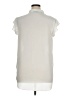 metaphor 100% Polyester Ivory Short Sleeve Blouse Size XL - photo 2