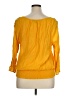 Fred David Yellow 3/4 Sleeve Top Size XL - photo 2