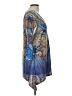One World Blue 3/4 Sleeve Blouse Size L - photo 4