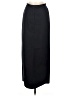 Faconnable 100% Cotton Solid Blue Black Formal Skirt Size 2 - photo 1