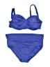 Soma Solid Blue Two Piece Swimsuit Size XL - photo 1