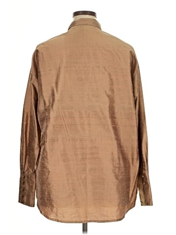 Anne Klein II Long Sleeve Button-Down Shirt (view 2)
