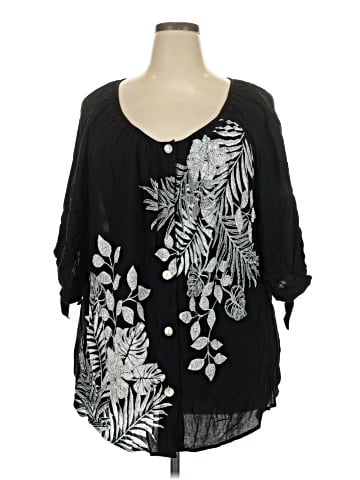 Ruby Rd. 3/4 Sleeve Blouse (view 1)