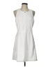 J.Crew Solid White Casual Dress Size L - photo 1