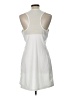 J.Crew Solid White Casual Dress Size L - photo 2