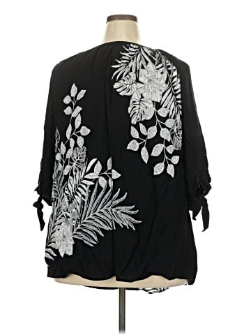 Ruby Rd. 3/4 Sleeve Blouse (view 2)