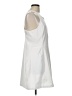 J.Crew Solid White Casual Dress Size L - photo 4