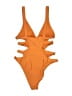 Forever 21 Solid Orange One Piece Swimsuit Size M - photo 2