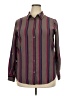 Madison Stripes Burgundy Long Sleeve Button-Down Shirt Size 3X - photo 1