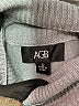 AGB Gray Turtleneck Sweater Size S - photo 7
