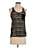 Papaya 100% Nylon Black Sleeveless Blouse Size S - photo 1
