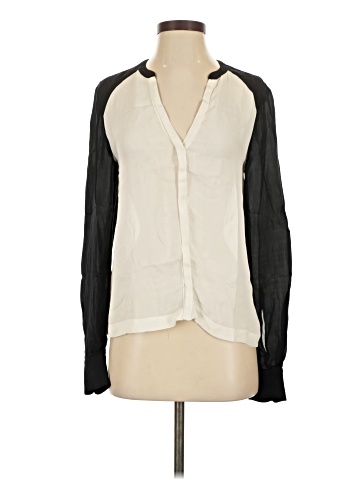 A.L.C. Long Sleeve Silk Top (view 1)