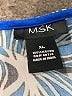 MSK 100% Rayon Paisley Blue Cocktail Dress Size XL - photo 7