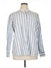 Chaps Stripes Blue Long Sleeve Button-Down Shirt Size XL - photo 1