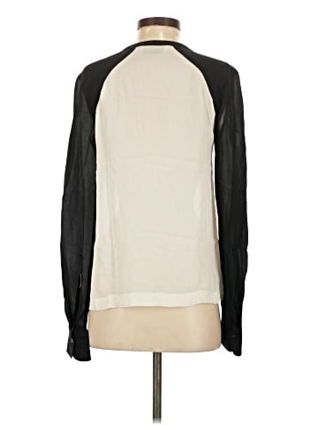 A.L.C. Long Sleeve Silk Top (view 2)