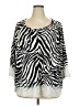 MULTIPLES Ivory 3/4 Sleeve T-Shirt Size 3X - photo 1