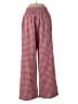 Unbranded 100% Rayon Checkered-gingham Red Casual Pants Size S - photo 2