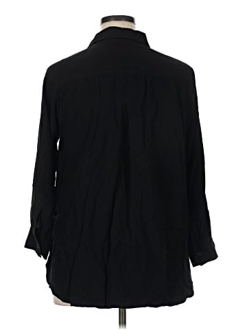 Velvet Heart 3/4 Sleeve Button-Down Shirt (view 2)