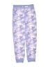 Lands' End 100% Polyester Floral Purple Sweatpants Size 10 - photo 1