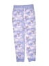 Lands' End 100% Polyester Floral Purple Sweatpants Size 10 - photo 2
