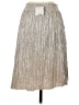 Topshop Metallic Silver Casual Skirt Size 4 - photo 2