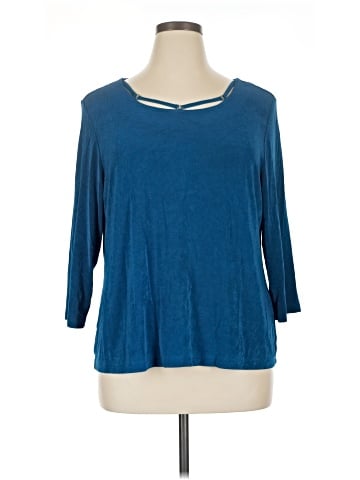 Travelers by Chico's 3/4 Sleeve T-Shirt (view 1)