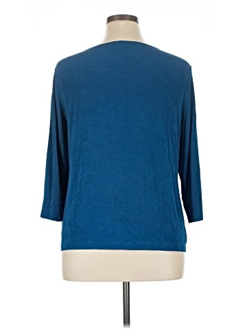 Travelers by Chico's 3/4 Sleeve T-Shirt (view 2)