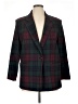 Dumas Plaid Burgundy Blazer Size 0X (estimated) - photo 1