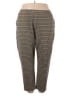 14th & Union Houndstooth Brown Casual Pants Size 3X - photo 1