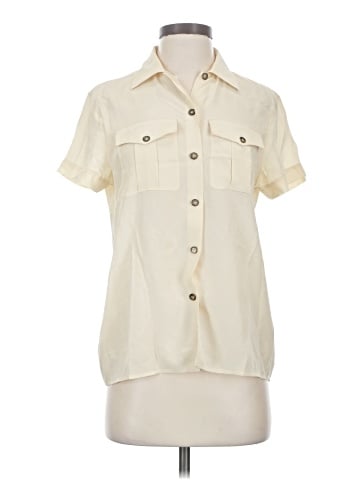 Jones New York Sport Short Sleeve Silk Top (view 1)