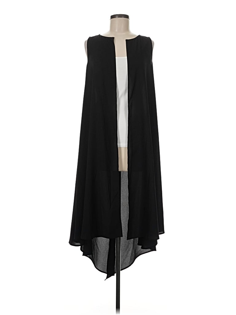 Abbey Glass Kimono In Black
