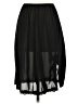 IZOD Solid Black Formal Skirt Size S - photo 1