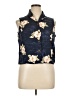 Caribbean Joe 100% Rayon Blue Sleeveless Button-Down Shirt Size XL - photo 1