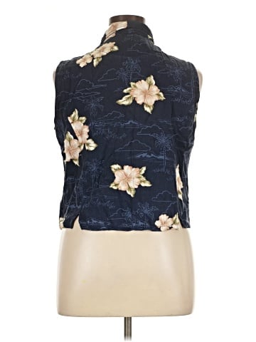 Caribbean Joe Sleeveless Button-Down Shirt (view 2)