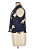 Caribbean Joe 100% Rayon Blue Sleeveless Button-Down Shirt Size XL - photo 5