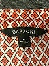 Darjoni 100% Polyester Polka Dots Orange Long Sleeve Blouse Size L - photo 7