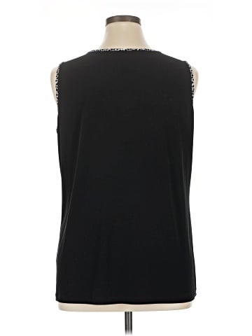 Susan Graver Sleeveless T-Shirt (view 2)