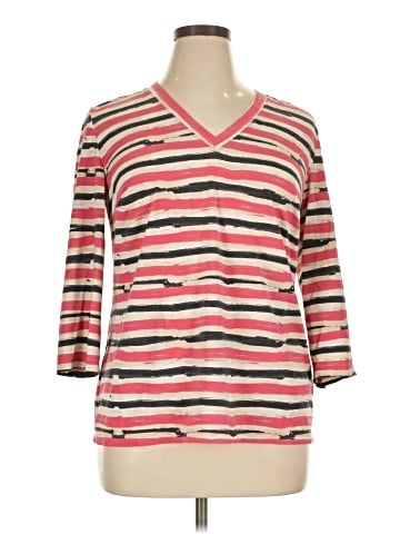 Lafayette 148 New York 3/4 Sleeve T-Shirt (view 1)