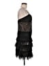 BCBGMAXAZRIA 100% Polyester Black Cocktail Dress Size 6 - photo 4
