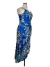 MSK 100% Rayon Paisley Blue Cocktail Dress Size XL - photo 4