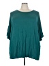 PIPHANY Teal 3/4 Sleeve T-Shirt Size 3X - photo 1