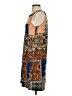 Papillon Print Brown Blue Casual Dress Size S - photo 5