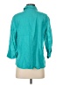 Cole Daniel Teal 3/4 Sleeve Button-Down Shirt Size S - photo 2