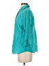 Cole Daniel Teal 3/4 Sleeve Button-Down Shirt Size S - photo 5
